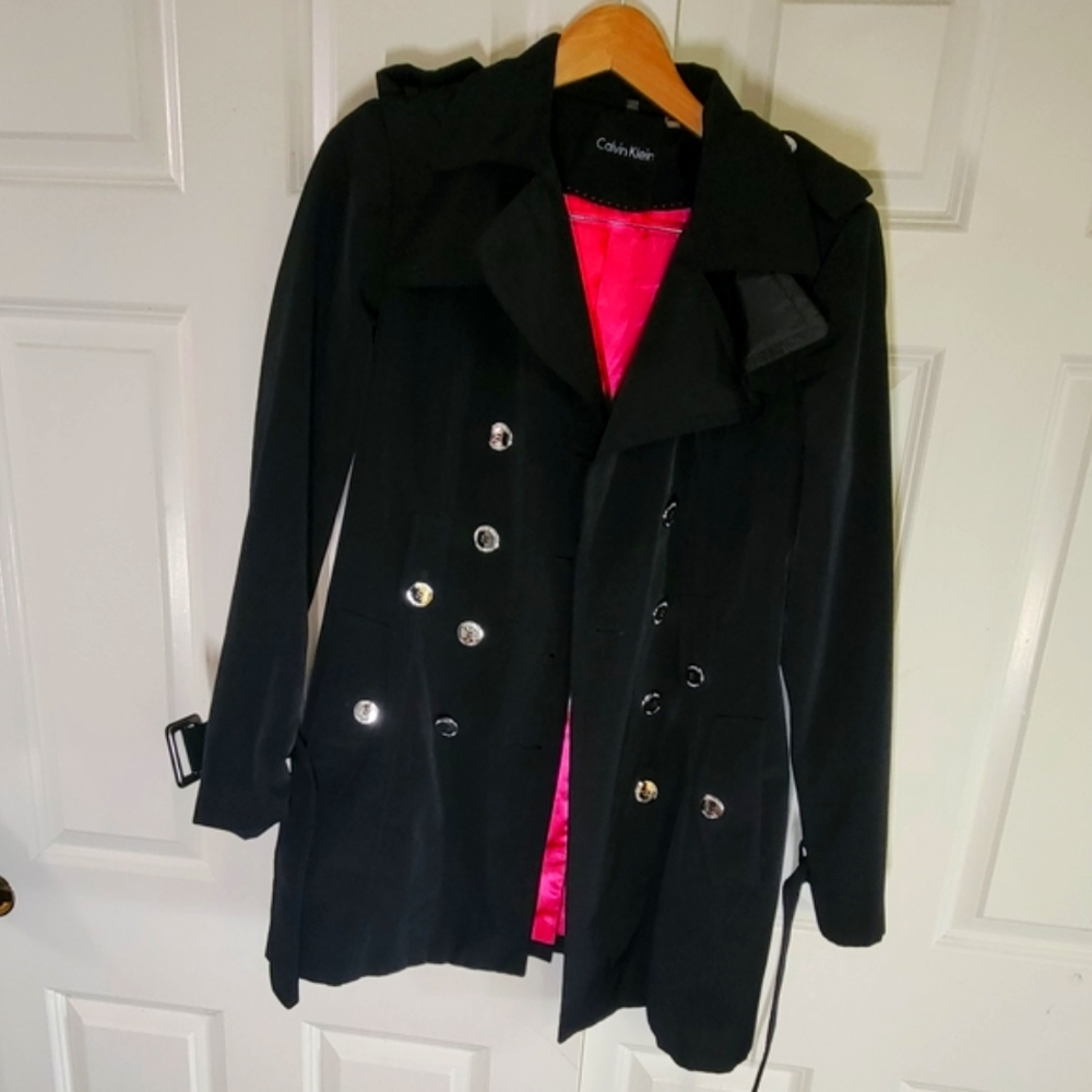 Calvin Klein Trench Coat (Size Medium)